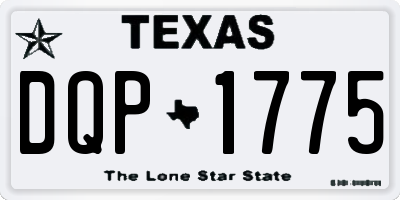 TX license plate DQP1775