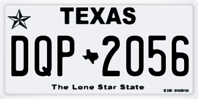 TX license plate DQP2056