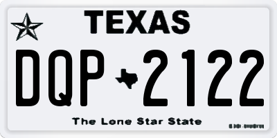 TX license plate DQP2122