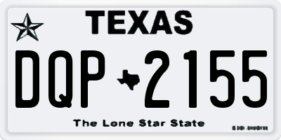 TX license plate DQP2155