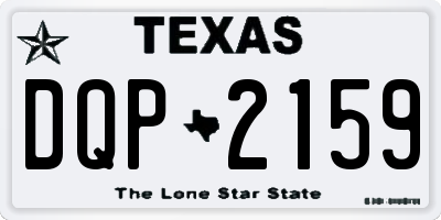TX license plate DQP2159