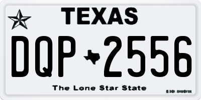 TX license plate DQP2556