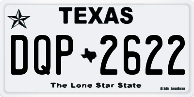 TX license plate DQP2622