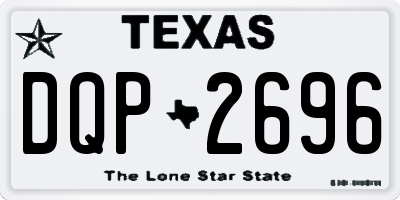 TX license plate DQP2696