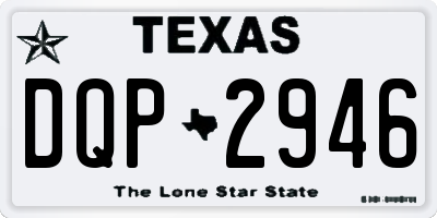 TX license plate DQP2946