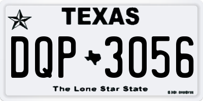 TX license plate DQP3056