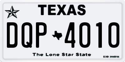 TX license plate DQP4010