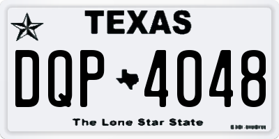 TX license plate DQP4048