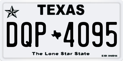 TX license plate DQP4095