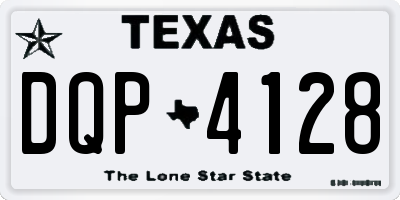 TX license plate DQP4128