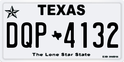 TX license plate DQP4132