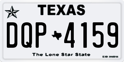 TX license plate DQP4159