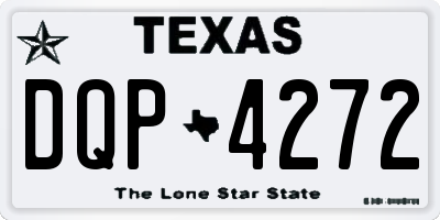 TX license plate DQP4272