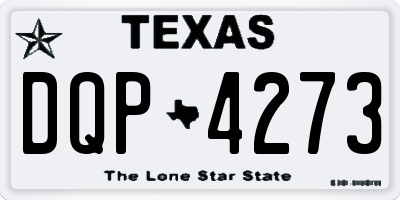 TX license plate DQP4273