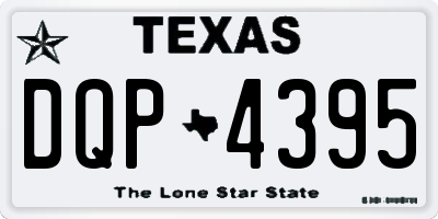 TX license plate DQP4395