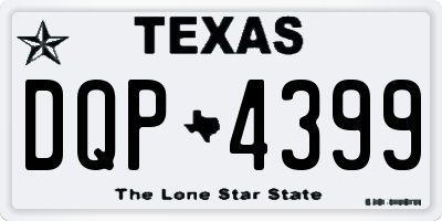 TX license plate DQP4399