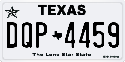 TX license plate DQP4459