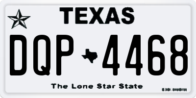 TX license plate DQP4468