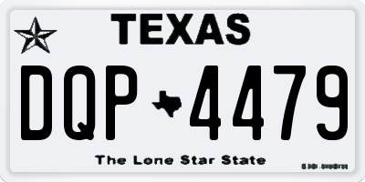 TX license plate DQP4479