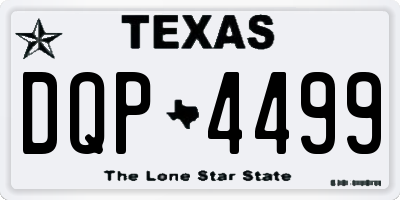 TX license plate DQP4499