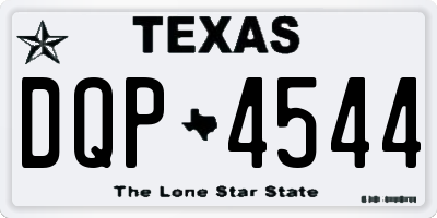 TX license plate DQP4544