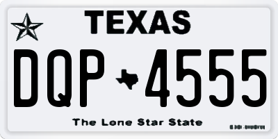 TX license plate DQP4555