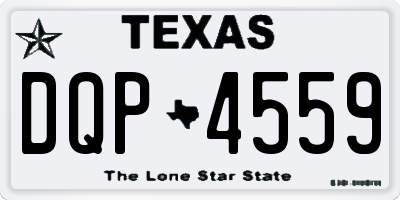 TX license plate DQP4559