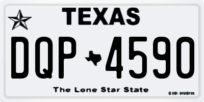 TX license plate DQP4590