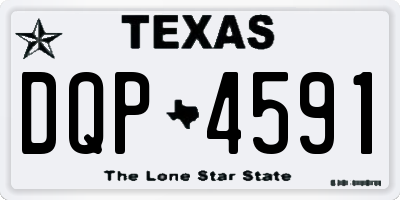 TX license plate DQP4591