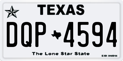 TX license plate DQP4594