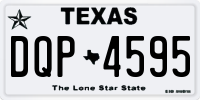 TX license plate DQP4595