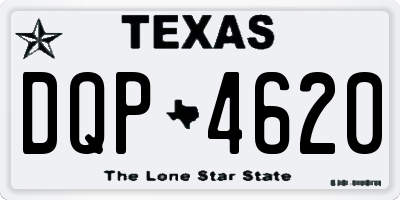 TX license plate DQP4620
