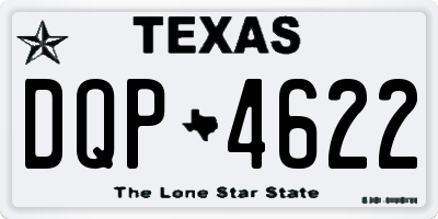 TX license plate DQP4622