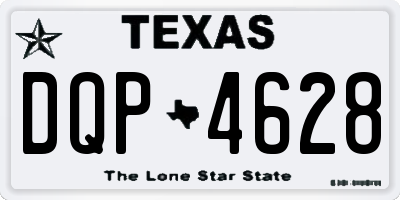 TX license plate DQP4628