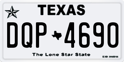 TX license plate DQP4690