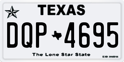 TX license plate DQP4695