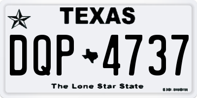 TX license plate DQP4737