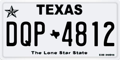 TX license plate DQP4812