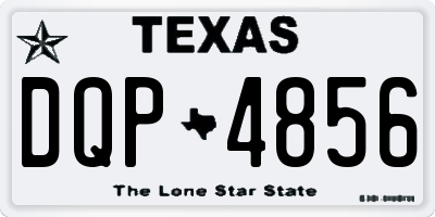 TX license plate DQP4856