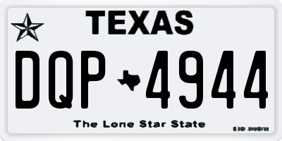 TX license plate DQP4944