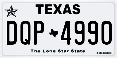 TX license plate DQP4990