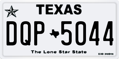 TX license plate DQP5044