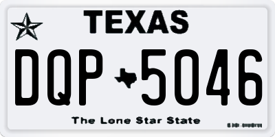 TX license plate DQP5046