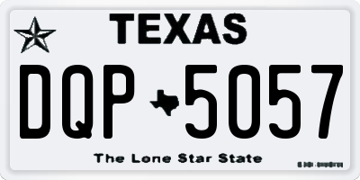 TX license plate DQP5057