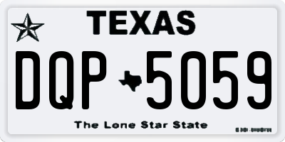 TX license plate DQP5059