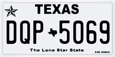 TX license plate DQP5069
