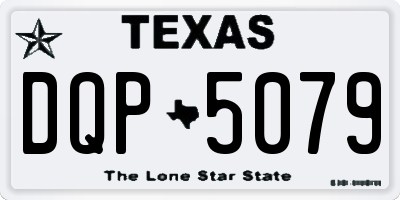 TX license plate DQP5079