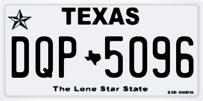 TX license plate DQP5096