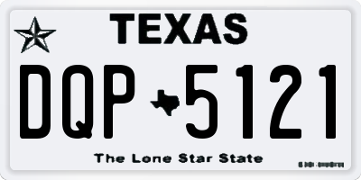 TX license plate DQP5121