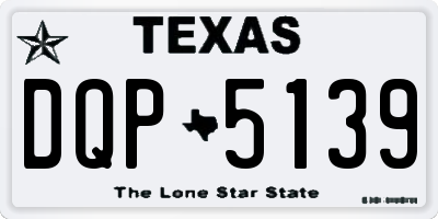 TX license plate DQP5139